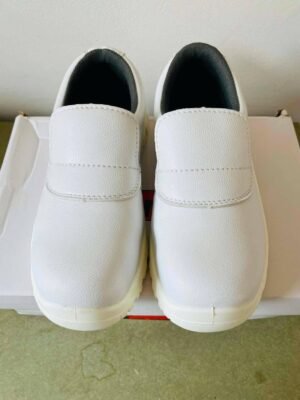 Chaussures de sécurité blanches neuves – Style Mocassin Cuisine / Médical / Agro T37