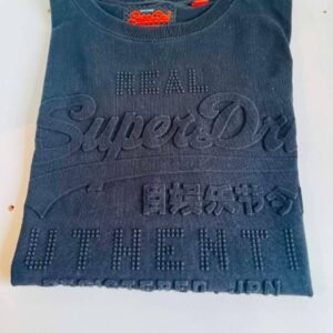 Sweat-shirt Superdry embossé noir - Taille XL