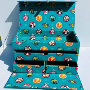 Boîte de rangement de bijoux vintage Looney Tunes