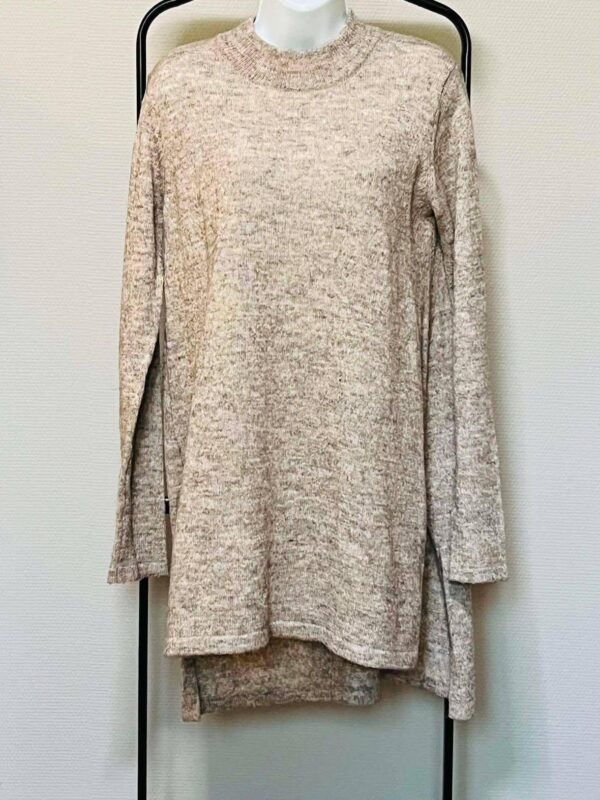 L pdp Pull tunique asymétrique H&M beige chiné – TM