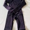 Mauve pdp Combi de sport stretch noire TS