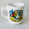 bleu 2 Tasse Vintage Arcopal Les Schtroumpfs – Football (Peyo 1990)