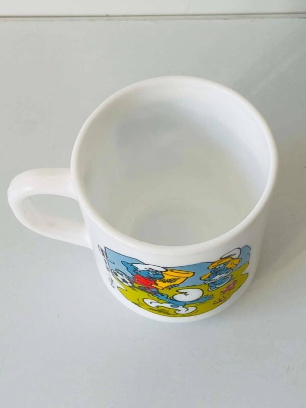 bleu 3 Tasse Vintage Arcopal Les Schtroumpfs – Football (Peyo 1990)