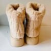 Bottes fourrées beige neuve T 36/37