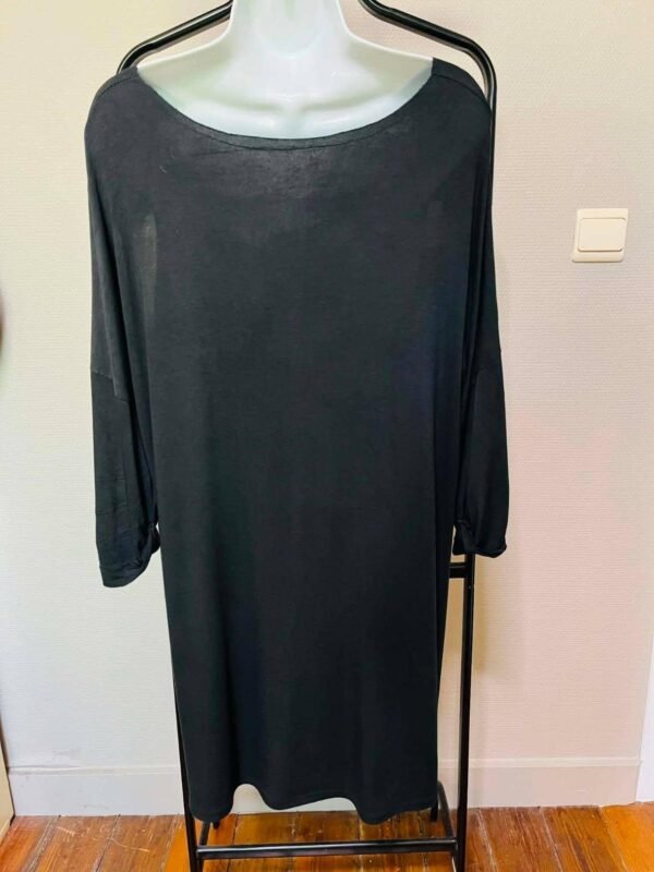 Robe T-Shirt Punk Rock – Imprimé Crâne & Épingles à Nourrice TU