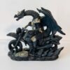 Statuette Dragon Motard Biker sur Chopper – Style Gothique