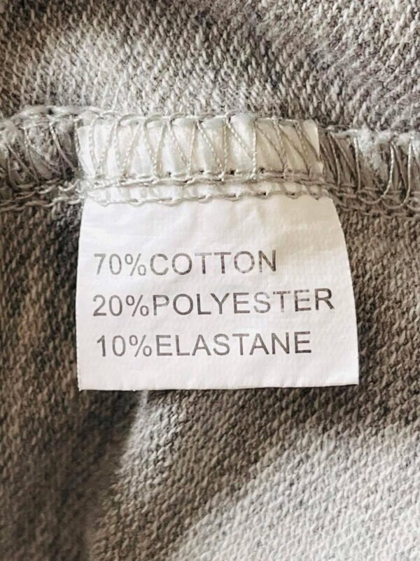 jogging 7 Pantalon de jogging/legging gris avec détails lacés et perles aux genoux T M/L
