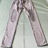 jogging troué Pantalon de jogging/legging gris avec détails lacés et perles aux genoux T M/L