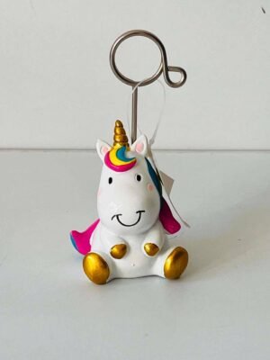 Porte-photo / Marque-place Licorne Mignonne – Décoration de Table
