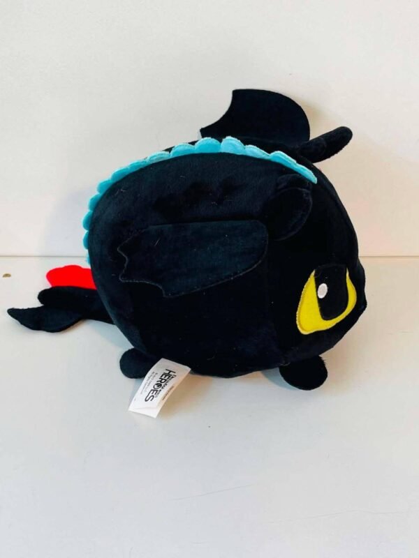 peluche dragon Peluche Ronde Krokmou « Dragons » (DreamWorks) – Style Squishy / Boule