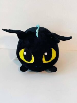 Peluche Ronde Krokmou « Dragons » (DreamWorks) – Style Squishy / Boule