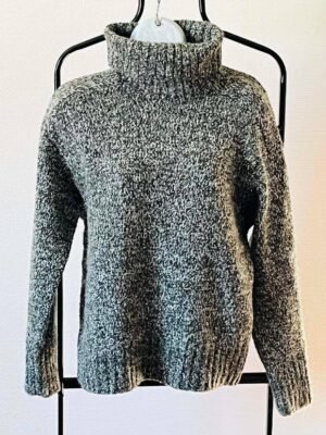 Pull col roulé kaki chiné Primark T XS