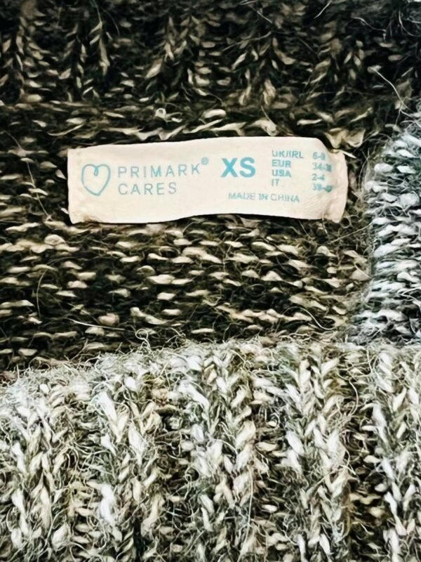pull r 3 Pull col roulé kaki chiné Primark T XS