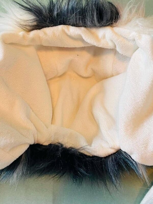renard 1 Bonnet écharpe pattes 3-en-1 en fausse fourrure style Fursuit / Kawaii