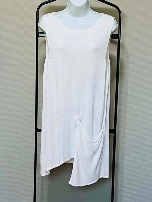 Tunique asymétrique blanche Sarah Pacini - TU (Made in Italy)