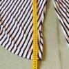 robe ligne 2 Combinaison-pantalon longue à rayures chevrons bleu marine & Blanc – TU