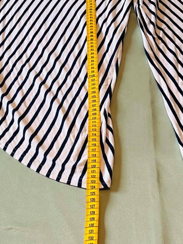 robe ligne 2 Combinaison-pantalon longue à rayures chevrons bleu marine & Blanc – TU