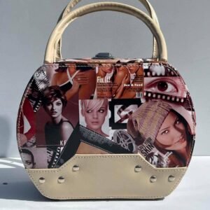 Beauty case vintage avec miroir