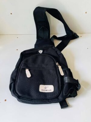 sacoche duo pdp Sac à dos / Sacoche bandoulière multipoche DUO MEI LUN – Noir