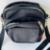 sacoche noir 3 Sacoche bandoulière multipoche homme OR&MI – Gris anthracite / Noir
