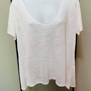 T-shirt blanc large Pull&Bear TS