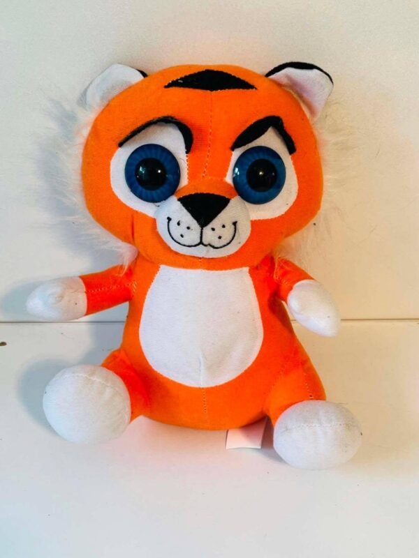 tigre orange pdp Tigre Orange aux Grands Yeux Bleus – Style Kawaii