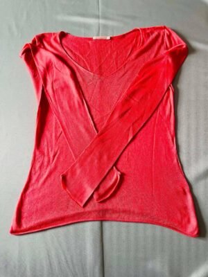 Pull col V corail Why Not TU