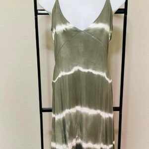 Robe d’été Kaki/blanc TU