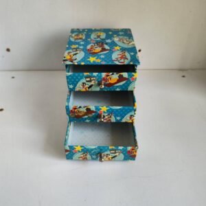 Mini-Bloc 3 Tiroirs Vintage Looney Tunes – Rangement Bureau Carton Warner Bros
